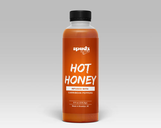 Spudz's Hot Honey  12 oz Squeeze Bottle